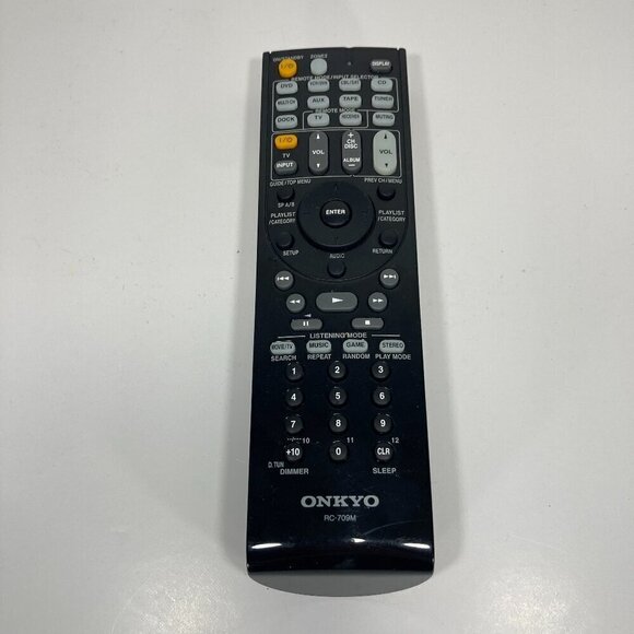 ONKYO RC-709M Remote Control Original OEM for AV Receiver - TESTED - Picture 1 of 6